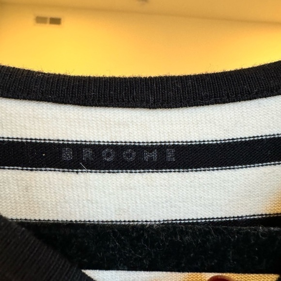 Brooke Street by Kate Spade Striped Flutter Tassel Shirt - Picture 7 of 8